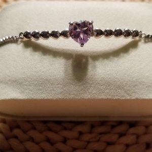 Amythest Bolo Bracelet